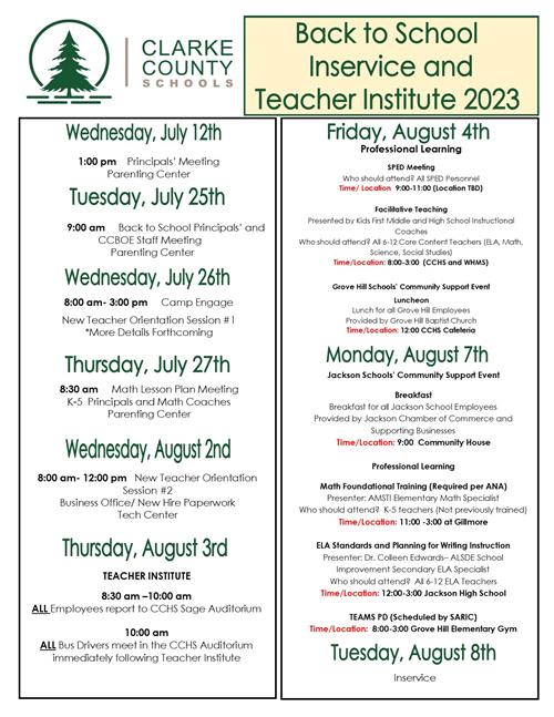 Upcoming Events